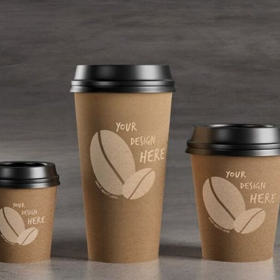 Custom Printed Disposable Coffee Cups Wholesale for Cafes