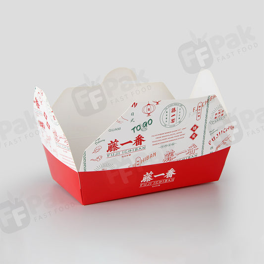 Wholesale Custom Disposable Takeaway Biodegradable Printed Paper Fast Food Packaging