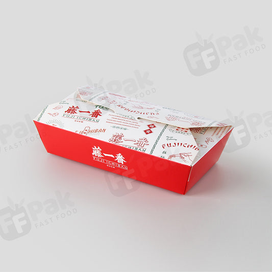 Wholesale Custom Disposable Takeaway Biodegradable Printed Paper Fast Food Packaging