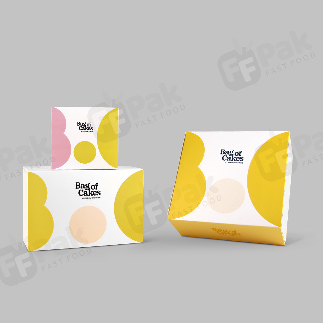 Custom Printed Logo Food Grade Paper Doughnut Cake Donut Box Disposable Bakery Packaging Box