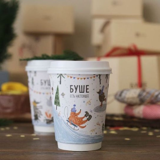 Disposable Coffee Cups with Logo Wholesale for Cafes and Brands