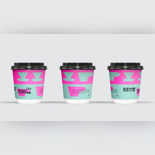 12 Ounce Disposable Coffee Cups for Takeaway & Custom Branding