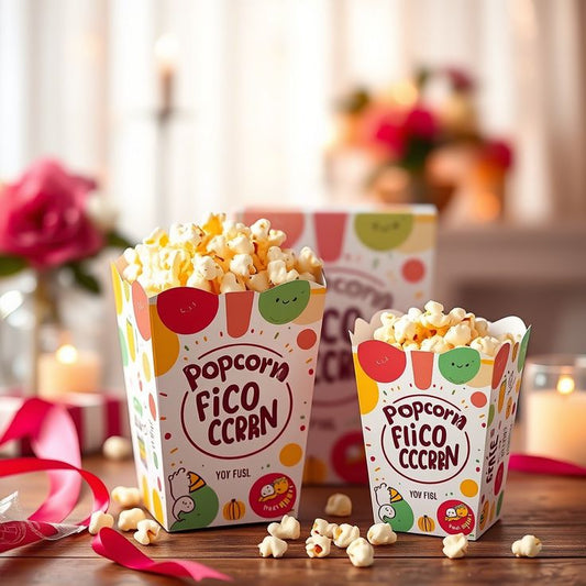 Custom Printed Popcorn Boxes for Cinemas Promotions and Events
