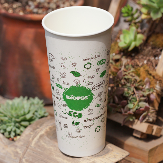 Custom Water-Based Barrier Coating Single Wall Paper Cups