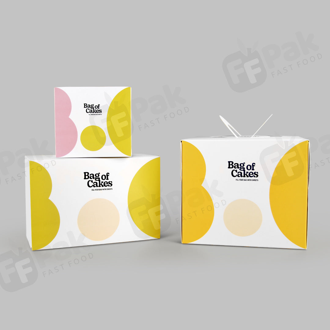 Custom Printed Logo Food Grade Paper Doughnut Cake Donut Box Disposable Bakery Packaging Box