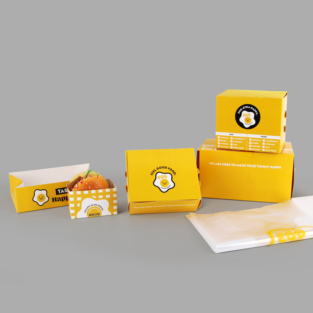 Customized Branded Egg Toast Series Packaging Solution – Fastfoodpak
