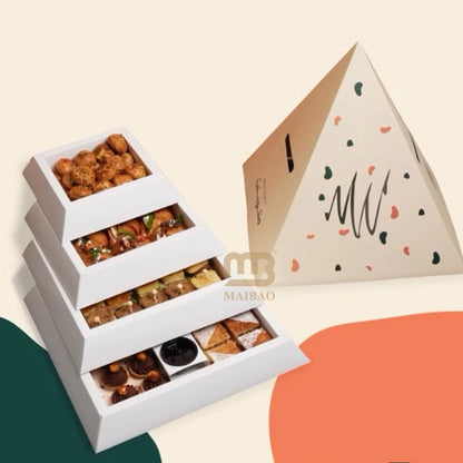 Custom Pyramid Box for Premium Food & Gift Packaging