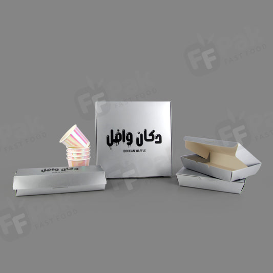 Customized Branded Waffle Bakery Series Packaging Solution