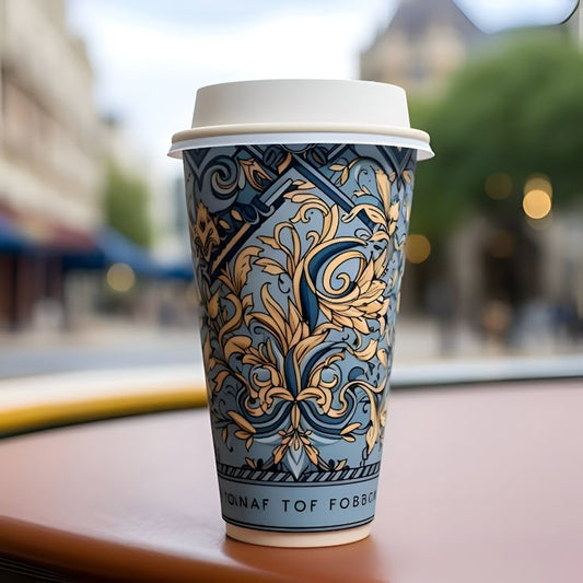 Personalized Coffee Cups Paper for Branding and Takeaway