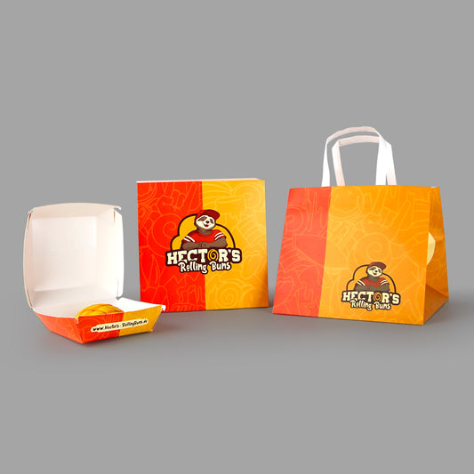 Customize Branded Buger Series Packaging Solution