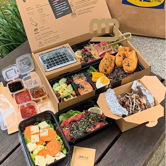 Custom Barbecue Box for Takeaway and Food Delivery Packaging