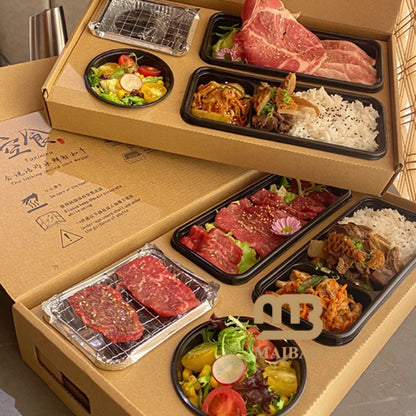 Custom Barbecue Box for Takeaway and Food Delivery Packaging