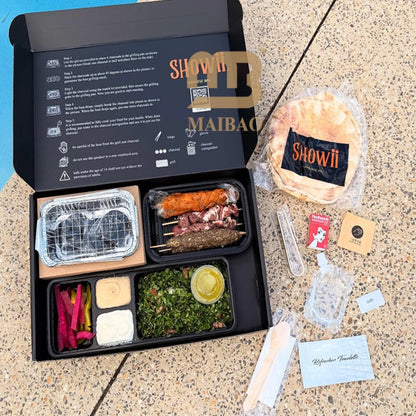 Custom Barbecue Box for Takeaway and Food Delivery Packaging