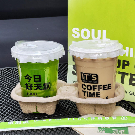 Biodegradable Compostable PLA Clear Disposable Transparent Cups for Drinking Coffee, Milk Tea, Cold Juice - Fastfoodpak