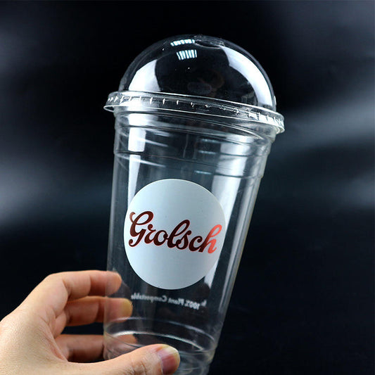 Biodegradable Compostable PLA Clear Disposable Transparent Cups for Drinking Coffee, Milk Tea, Cold Juice - Fastfoodpak