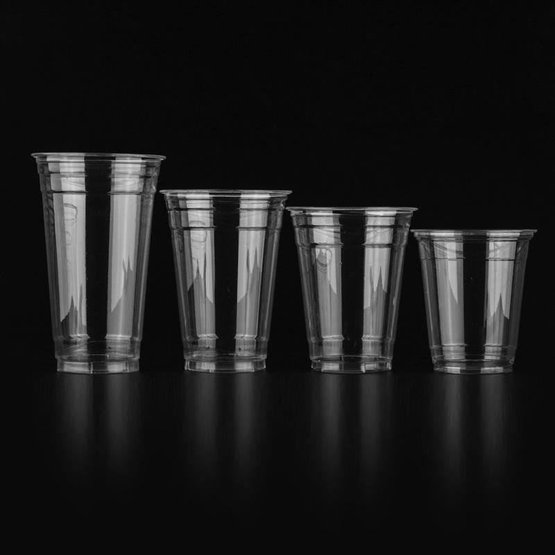 Biodegradable Compostable PLA Clear Disposable Transparent Cups for Drinking Coffee, Milk Tea, Cold Juice - Fastfoodpak