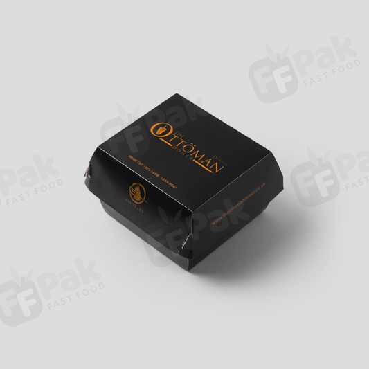 Customizable Logo Printed Hamburger Take Away Packaging Box for Burger Takeout - Fastfoodpak