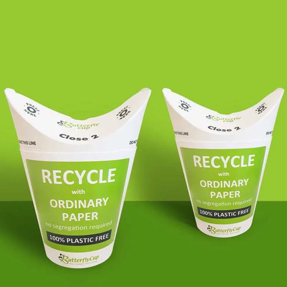 Artistic Butterfly Paper Cups for Beverage Branding