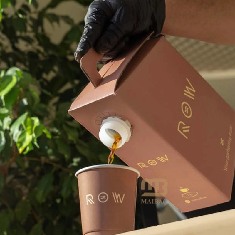 Custom Coffee Dispenser Box for Beverage Service and Takeaway