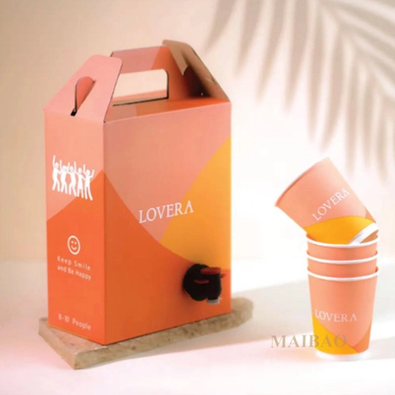 Custom Coffee Dispenser Box for Beverage Service and Takeaway