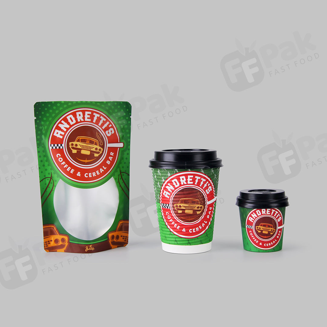 Custom Branded Coffee Packaging Tailored Coffee Cups Bags & More for Cafe Brand - Fastfoodpak