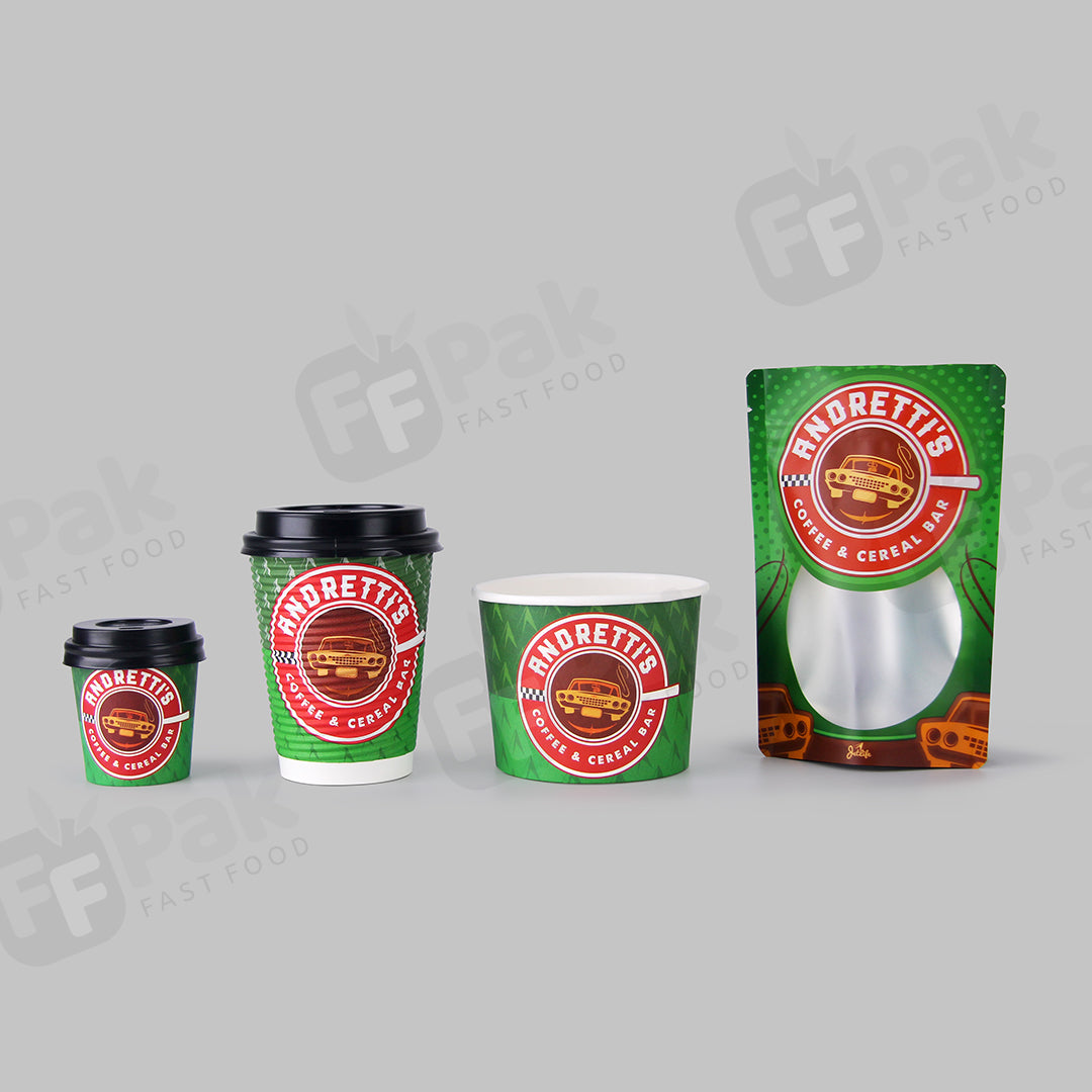 Custom Branded Coffee Packaging Tailored Coffee Cups Bags & More for Cafe Brand - Fastfoodpak