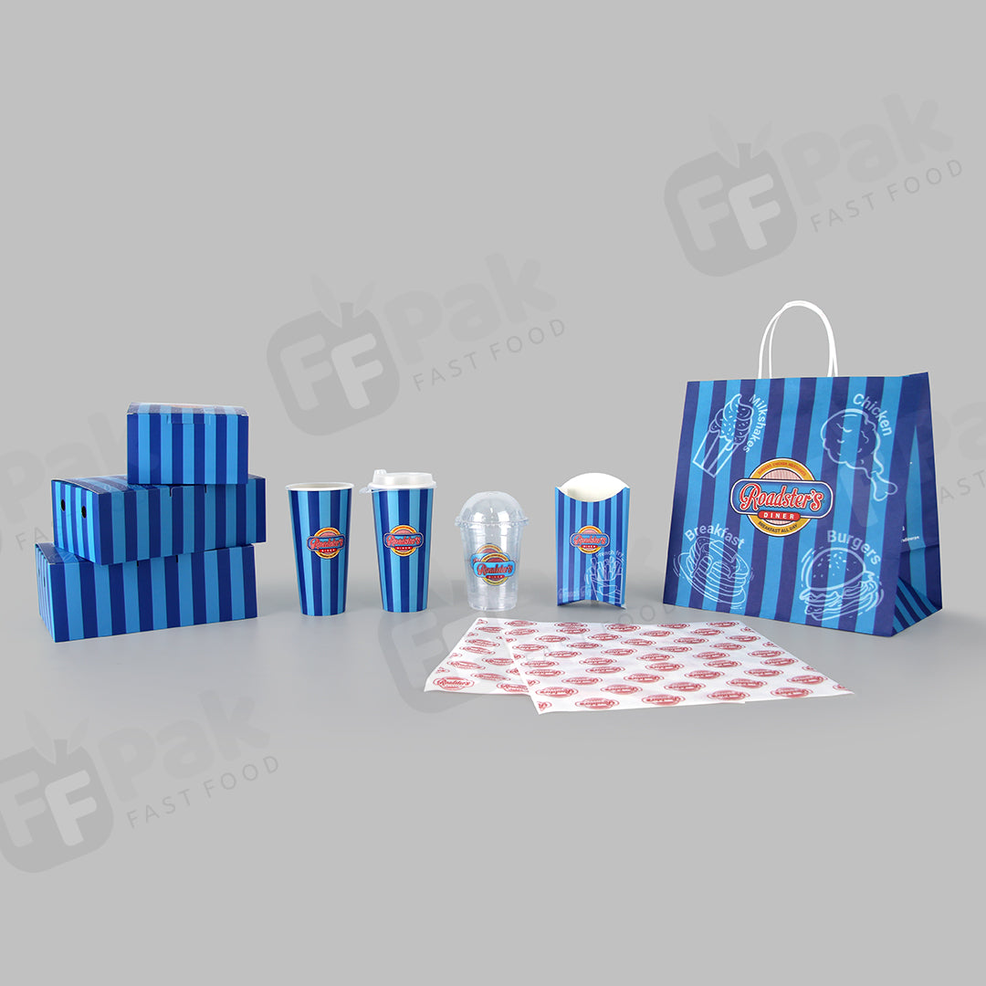 Custom Branded Fast Food Burger Fried Chicken Packaging Boxes Durable Perfect for Takeout and Delivery - Fastfoodpak