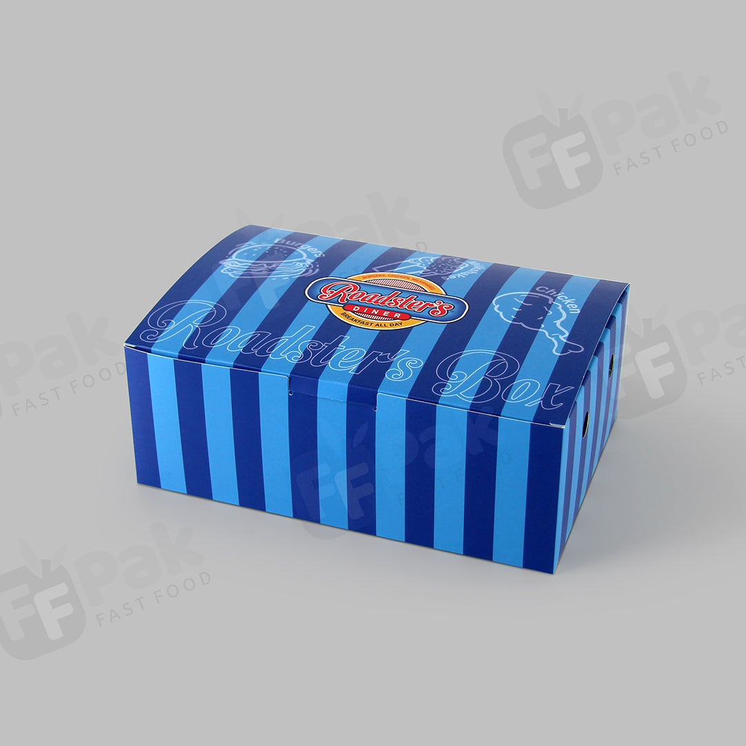 Custom Branded Fast Food Burger Fried Chicken Packaging Boxes Durable Perfect for Takeout and Delivery - Fastfoodpak