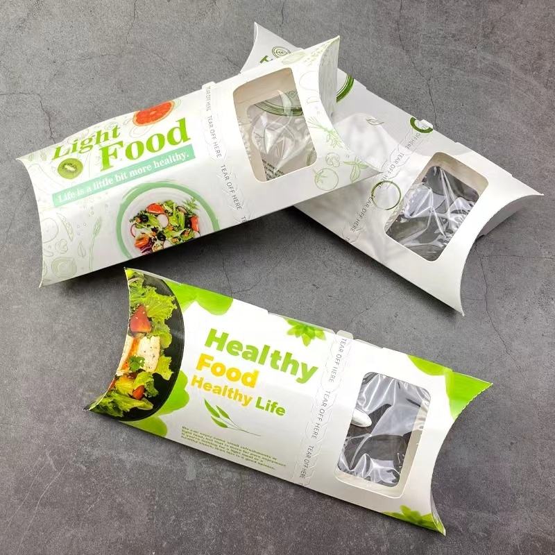 Custom Design Printed Tear Off Paper Shawarma Packaging Burrito Wrap Fries Box Disposable Takeaway Box - Fastfoodpak