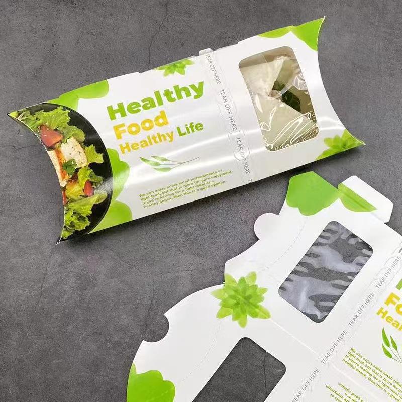 Custom Design Printed Tear Off Paper Shawarma Packaging Burrito Wrap Fries Box Disposable Takeaway Box - Fastfoodpak