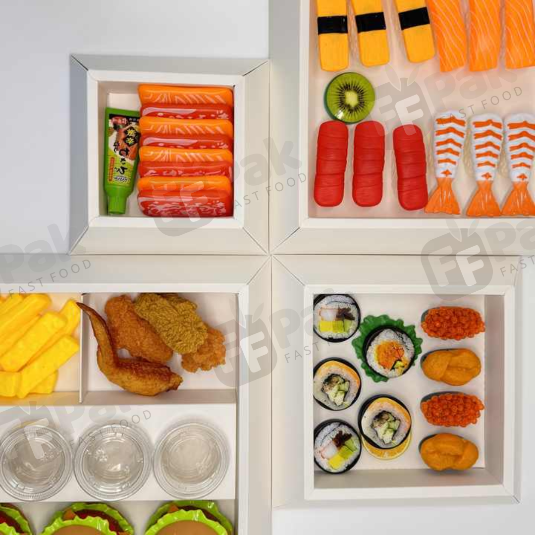 Custom Desserts Pyramid Cake Box To-Go Stack Package Food Box Treats Pyramid Grazing Pyramidal Kraft Platter Box For Food - Fastfoodpak