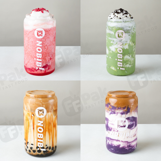Custom Logo PET Pop Can PET Bottle Plastic Packing Cans For  Coffee Boba Bubble Tea Cold Drinks - Fastfoodpak