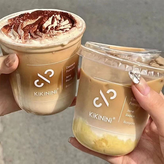 Custom Logo Printed U-shaped PLA Biodegradable Plastic Cups U Shape Bubble Tea Cold Cup - Fastfoodpak