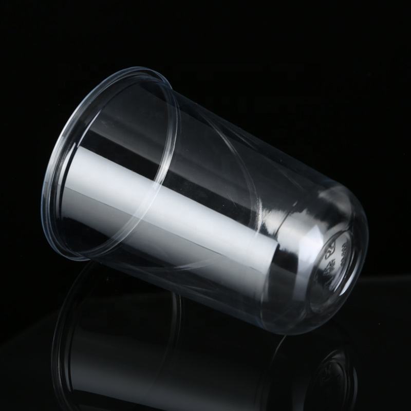 Custom Logo Printed U-shaped PLA Biodegradable Plastic Cups U Shape Bubble Tea Cold Cup - Fastfoodpak