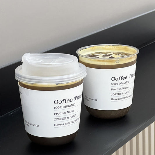 Custom Logo Printed U-shaped PLA Biodegradable Plastic Cups U Shape Bubble Tea Cold Cup - Fastfoodpak