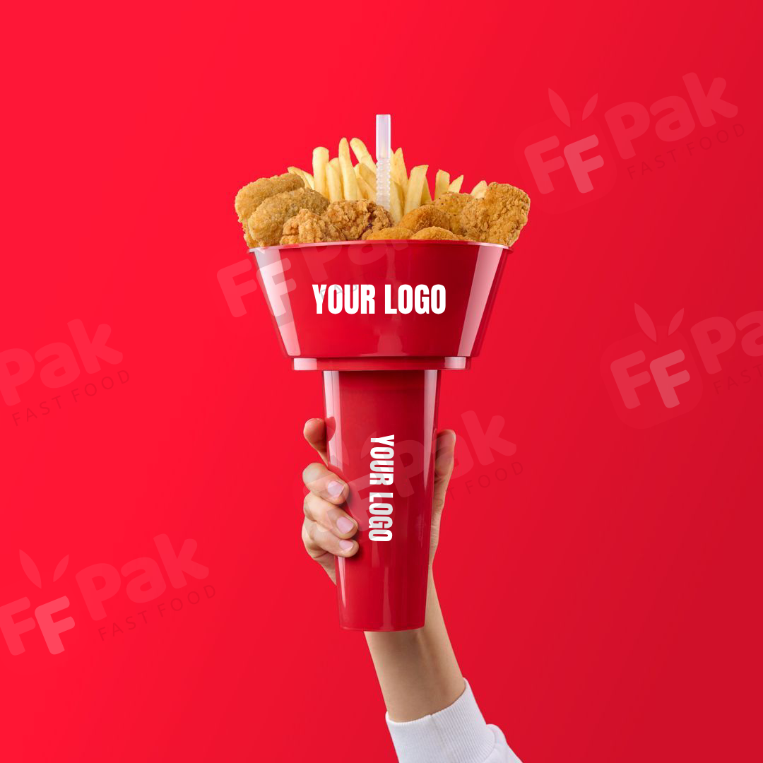 Custom Logo Salad Fruit Bowl Plastic Packing Milk Tea Cup Disposable Food Packaging Plastic Bowl Top Snack Tray Plastic Takeaway Cup - Fastfoodpak