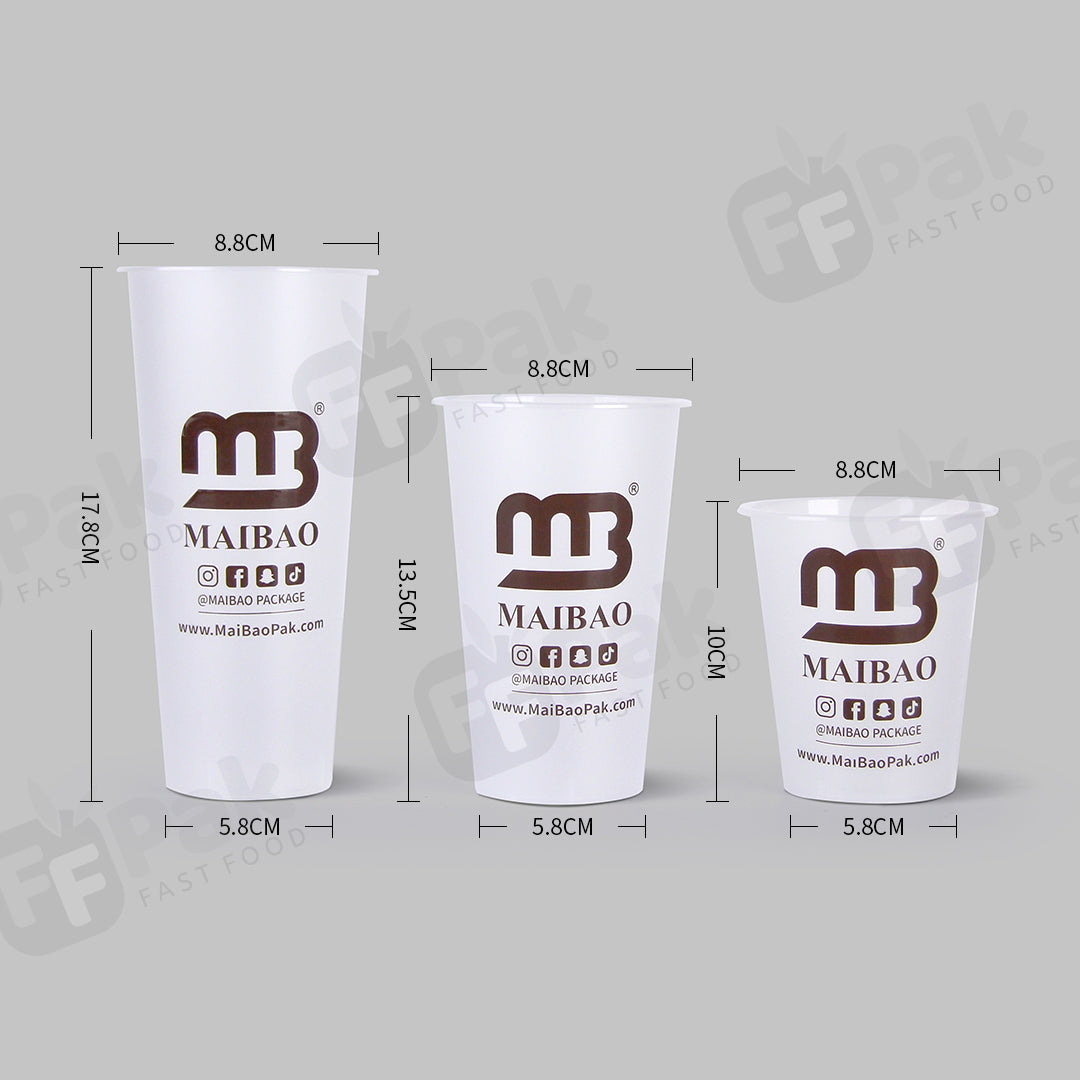 Custom Logo Salad Fruit Bowl Plastic Packing Milk Tea Cup Disposable Food Packaging Plastic Bowl Top Snack Tray Plastic Takeaway Cup - Fastfoodpak