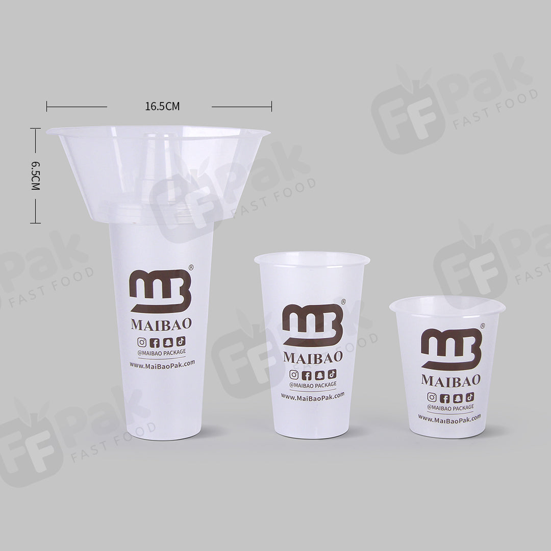 Custom Logo Salad Fruit Bowl Plastic Packing Milk Tea Cup Disposable Food Packaging Plastic Bowl Top Snack Tray Plastic Takeaway Cup - Fastfoodpak