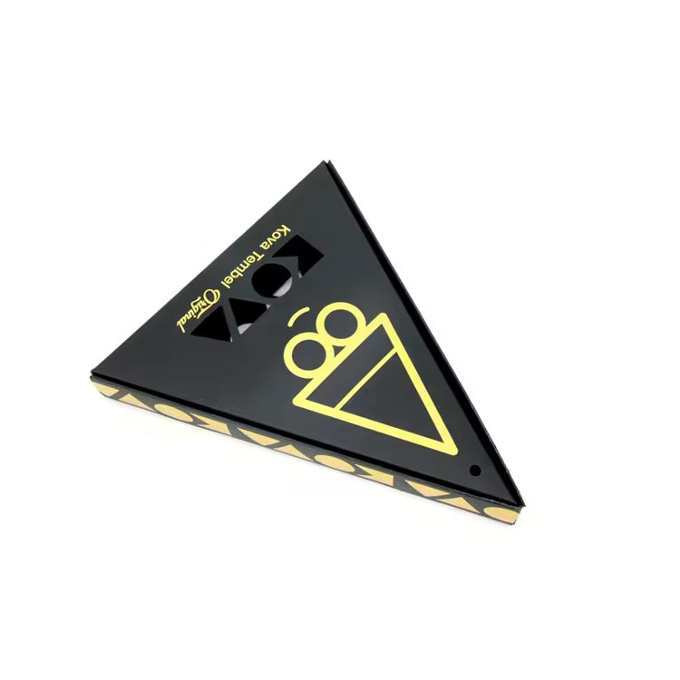 Custom Logo Wholesale Kraft Paper Mini Triangle Packaging Carton Single Pizza Slice Box For Food - Fastfoodpak