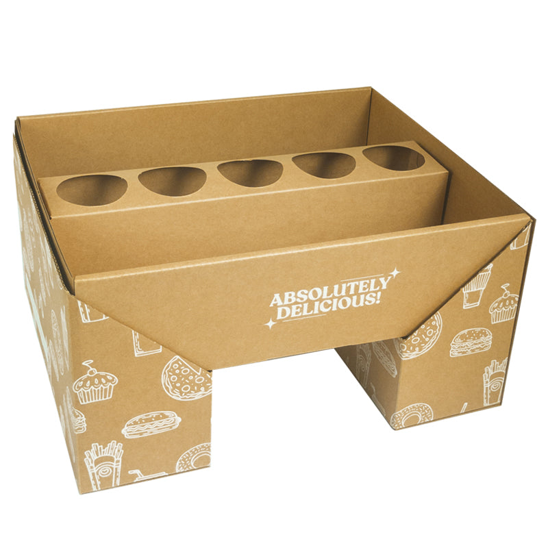 Custom Logo Wholesale Paper Color Flip Box Party Chocolate Favorite Grazing Box Catering Packaging Platter Box - Fastfoodpak