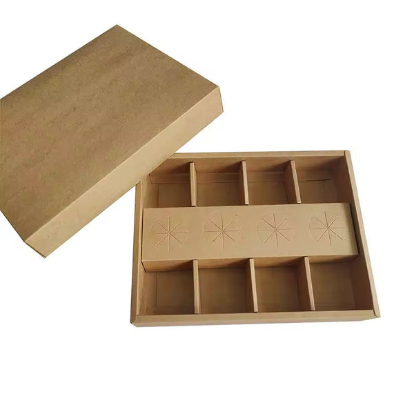 Custom Logo Wholesale Party Favor Cookie Box With Dividers Candy Cookie Bakery Tray Packaging Box - Fastfoodpak