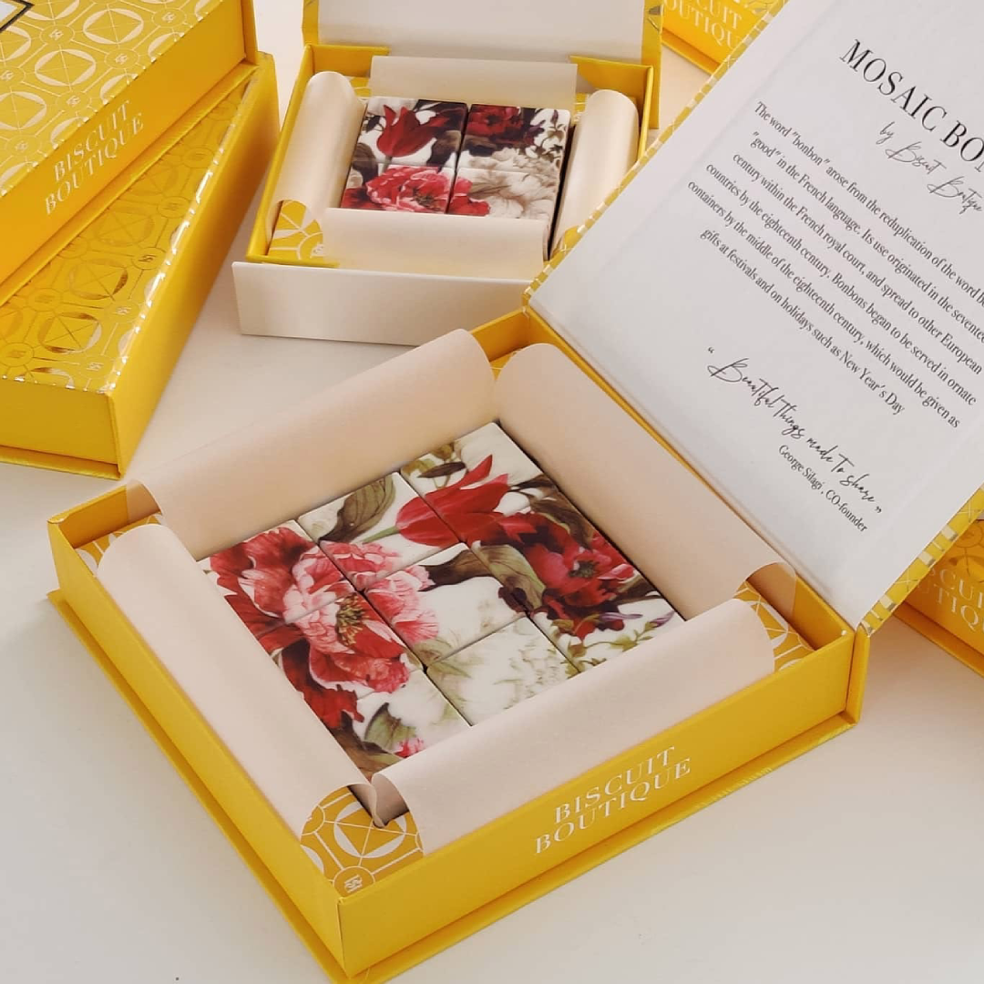Custom Printed Bespoke Large Capacity Magnetic Closure Chocolate Gift Box Personalized Candy Cookies Premium Date Delights Box - Fastfoodpak
