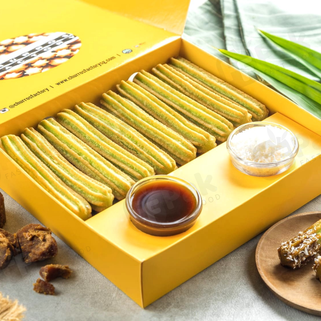 Custom Printed Churros Packaging Boxes Disposable Paper Hot Churros Take Away Box - Fastfoodpak