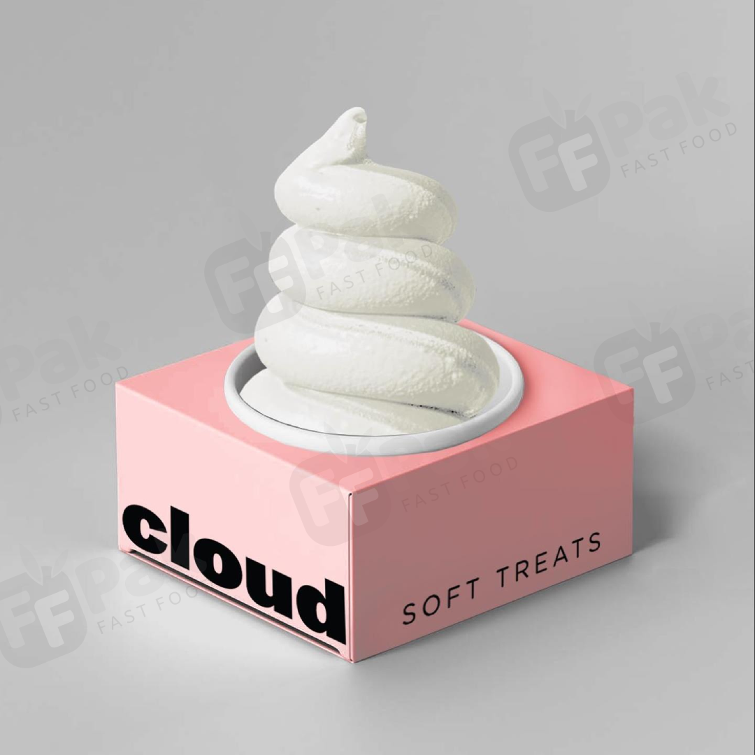 Custom Yogurt Cups with Paper Boxes Disposable Ice Cream Smoothie & Dessert Packaging Square Takeout Boxes - Fastfoodpak