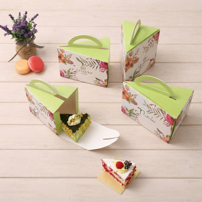 Custom Dessert Box Triangular Slice Boxes for Cake