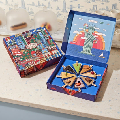 Custom Packaging Box Set for Cake Slices Assorted Dessert Box
