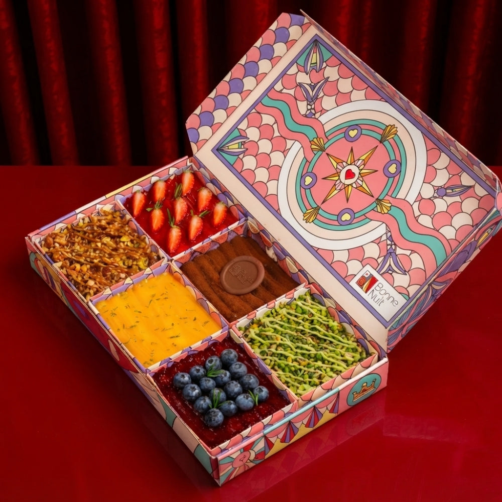 Custom Premium Dessert Compartment Box for Tiramisu
