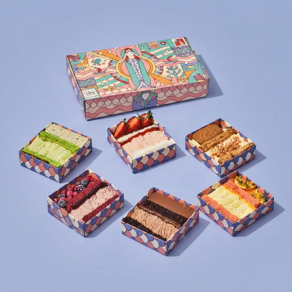 Custom Premium Dessert Compartment Box for Tiramisu