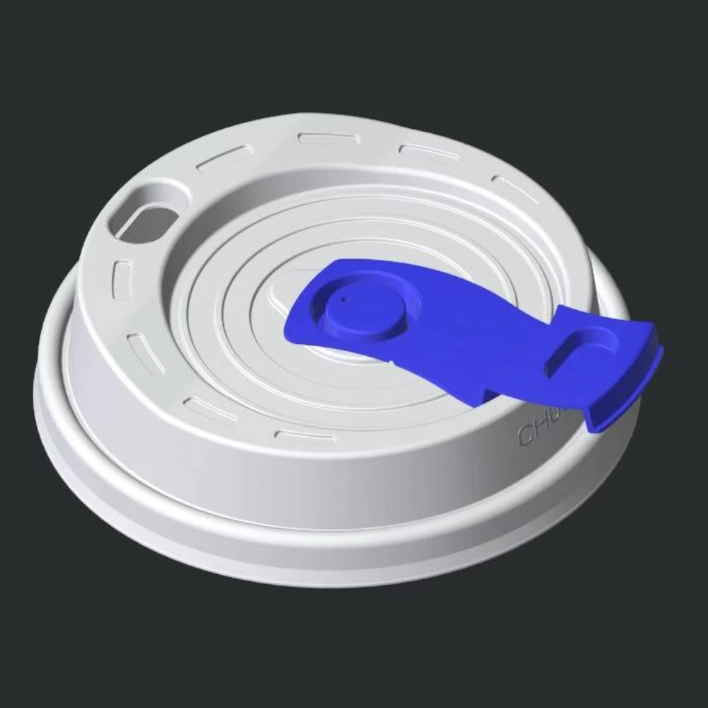 Anti-Clog Spillproof Rotating Lid for Togo Cups