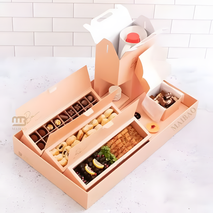 Custom Catering Takeaway Boxes for Desserts and Coffee